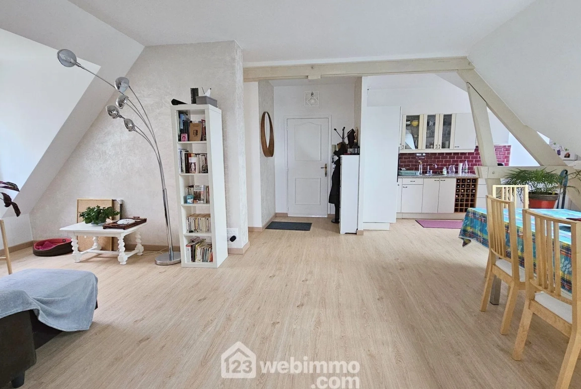 Charmant appartement rénové de 58 m² à Fontainebleau avec parking et cave 