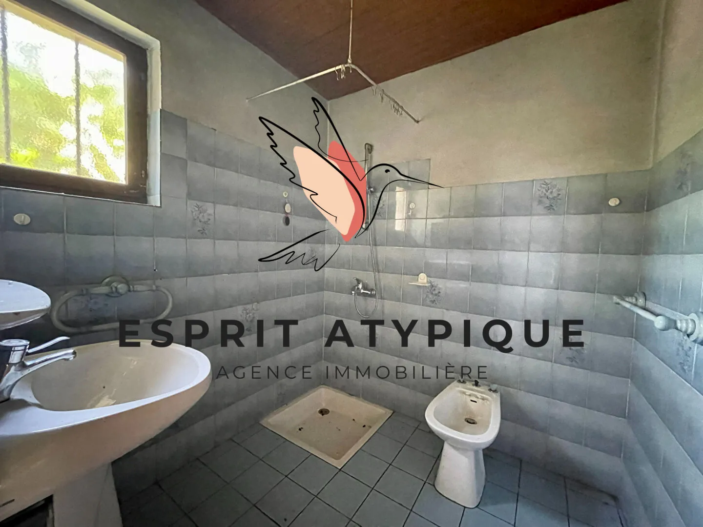 Maison authentique à rénover avec grand airial en Landes à Solférino 