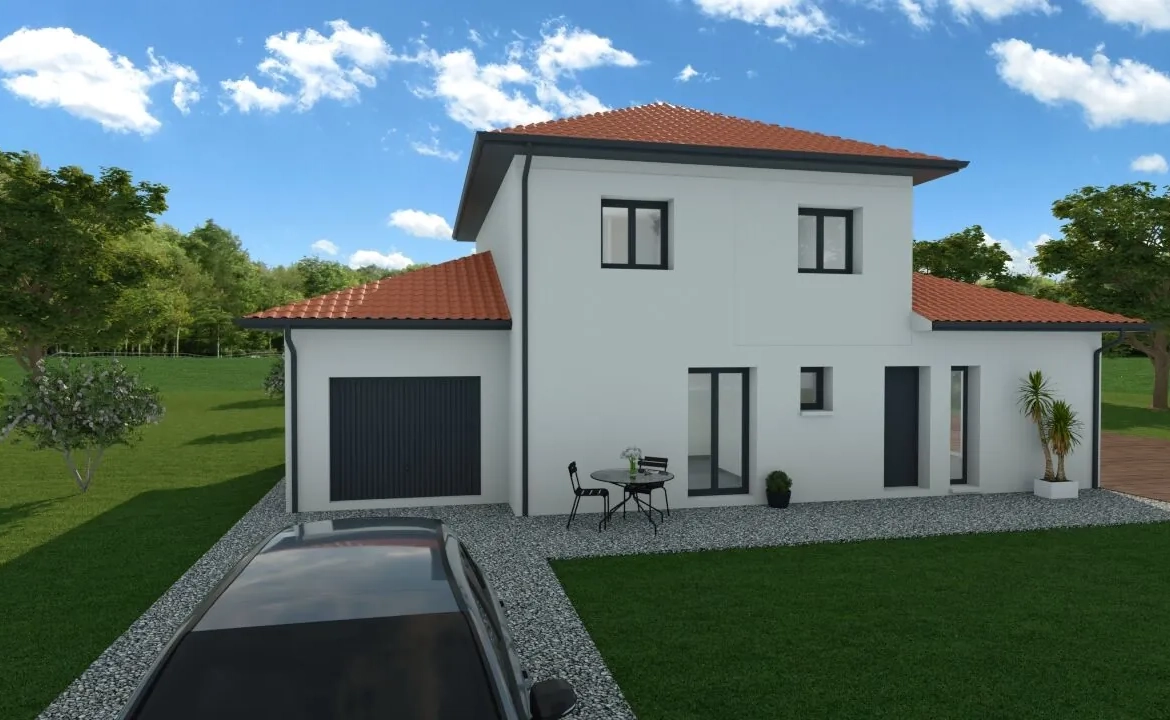 Projet maison neuve à Trept à partir de 282 895 € - Construction clés en main 