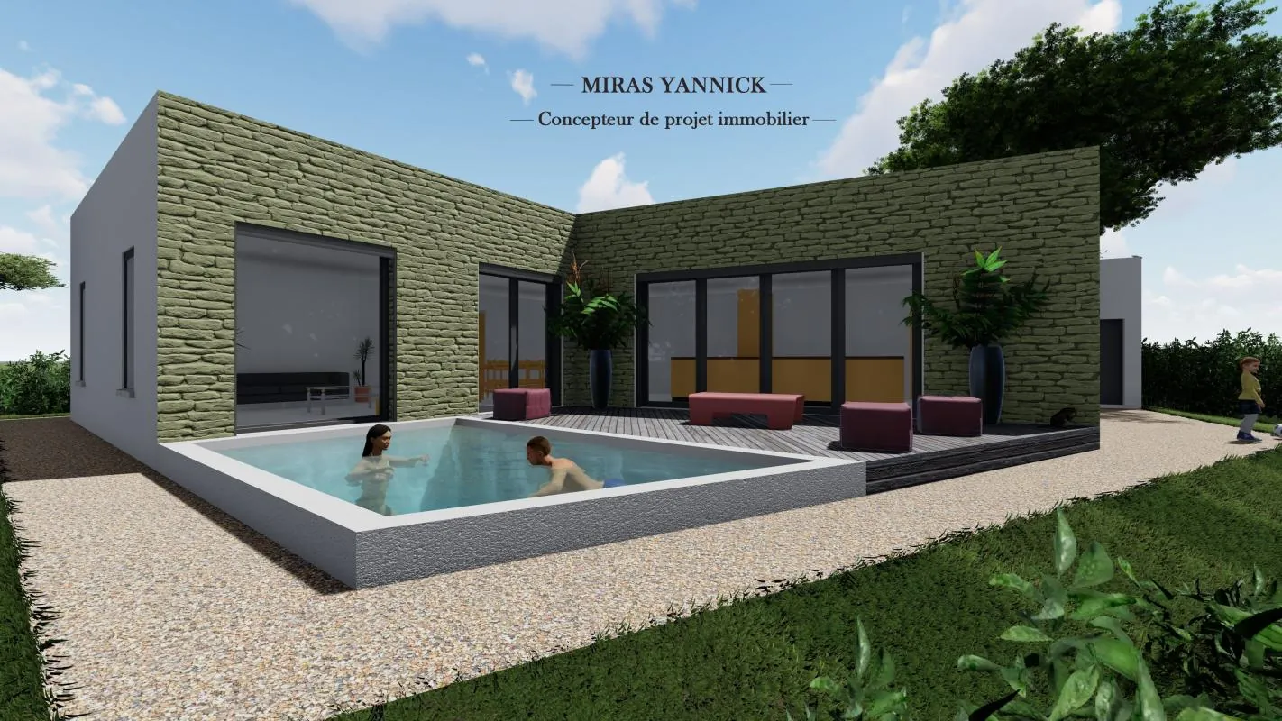 Terrain constructible de 574m² à vendre à Castillon du Gard – secteur résidentiel 