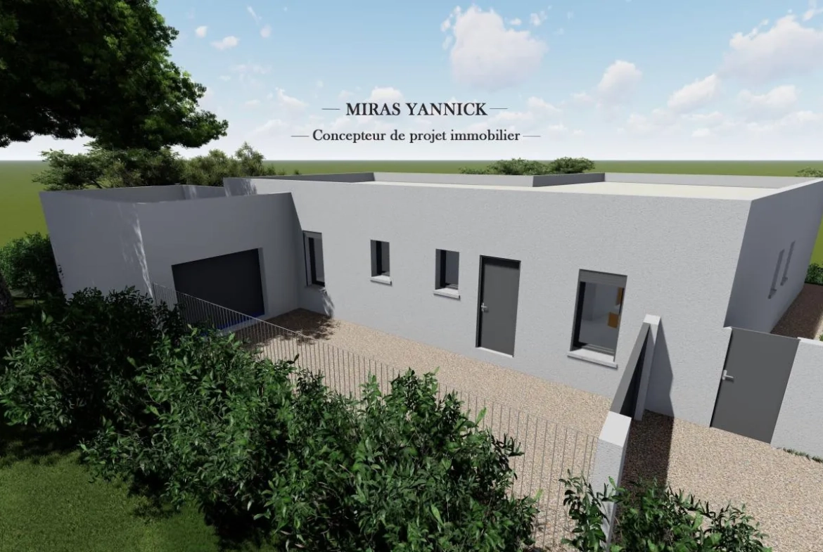 Terrain constructible de 574m² à vendre à Castillon du Gard – secteur résidentiel 