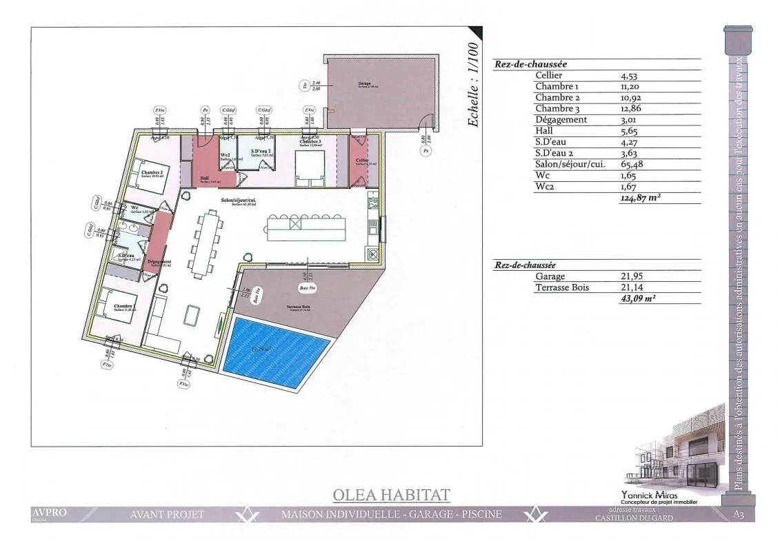 Terrain constructible de 574m² à vendre à Castillon du Gard – secteur résidentiel 