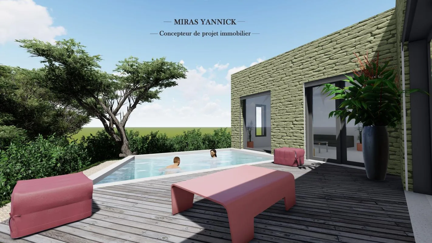 Terrain constructible de 574m² à vendre à Castillon du Gard – secteur résidentiel 