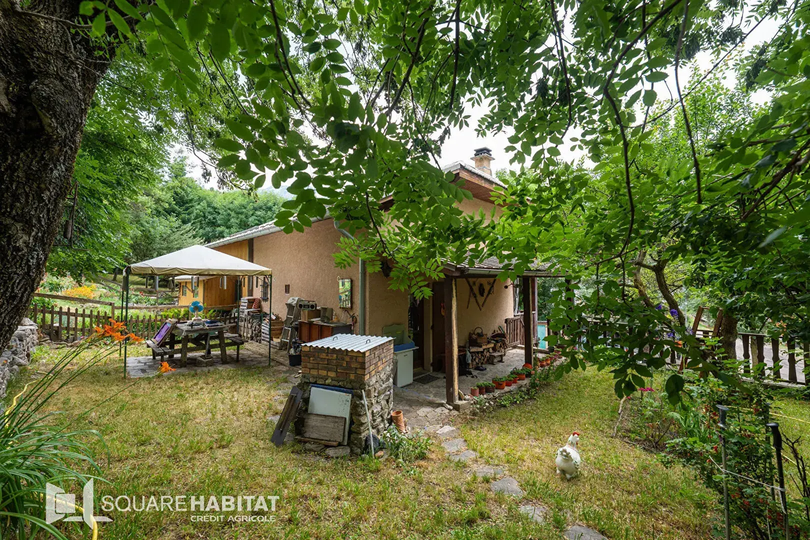 Maison mitoyenne à Les Orres de 98 m² avec garage et terrasse 
