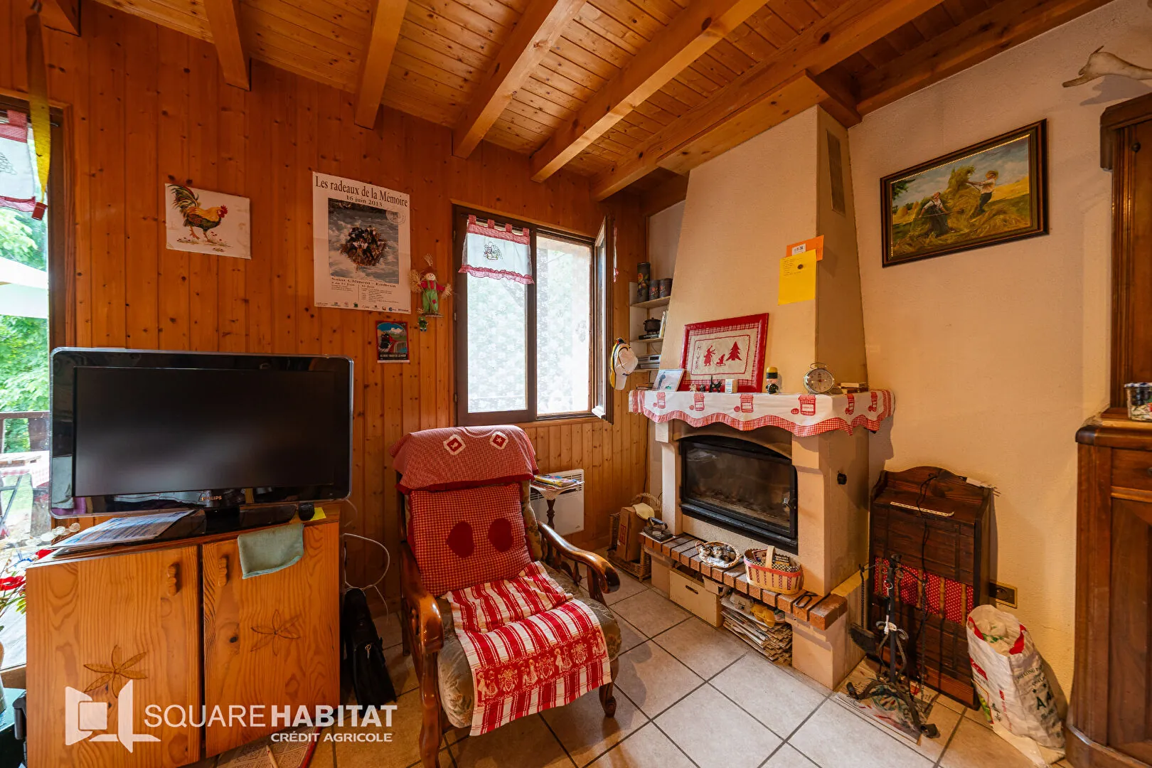 Maison mitoyenne à Les Orres de 98 m² avec garage et terrasse 