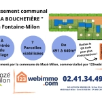 Terrain constructible à Mazé-Milon de 641m², proche commodités, parfait pour construire votre maison
