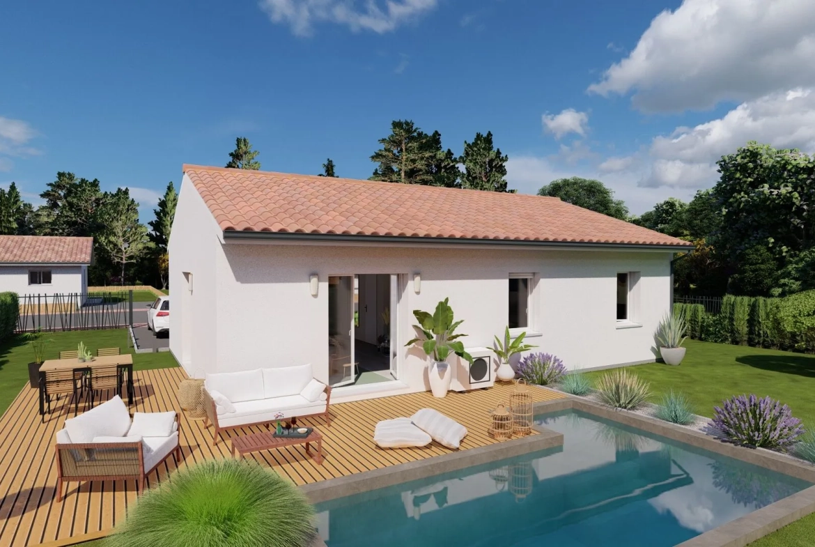 Maison neuve de 3 chambres à Dax - Résidence moderne et économique 