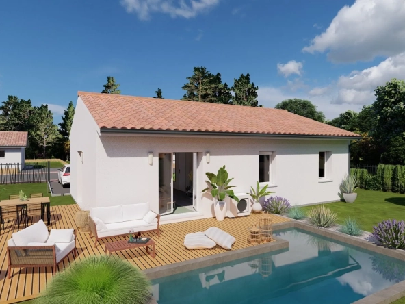 Maison neuve de 3 chambres à Dax - Résidence moderne et économique