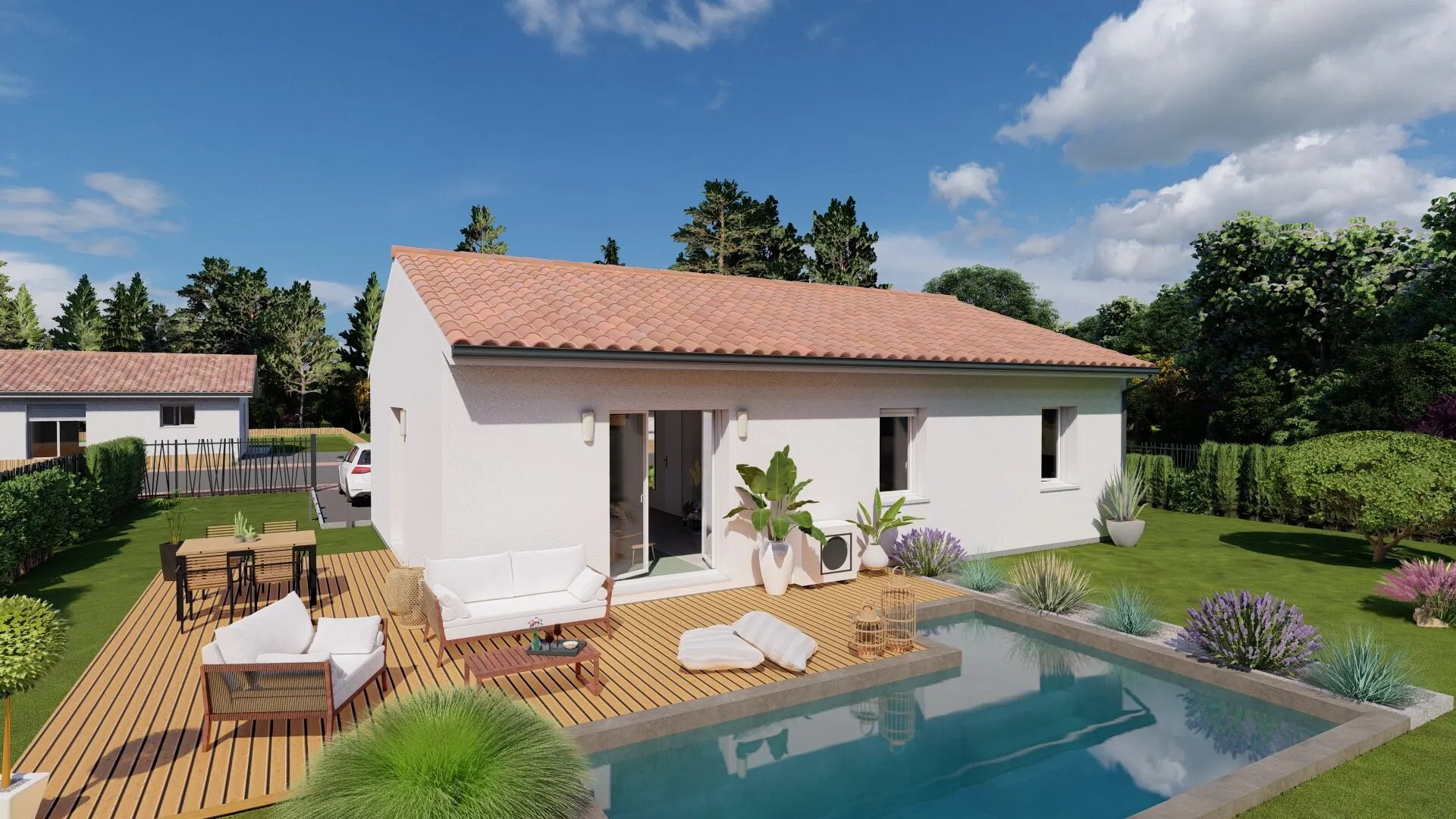 Maison neuve de 3 chambres à Dax - Résidence moderne et économique 