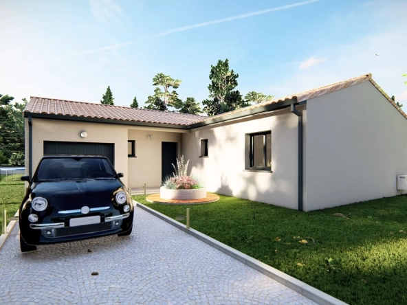 Maison neuve T4 à Caraman de 90,30 m² avec garage, personnalisable