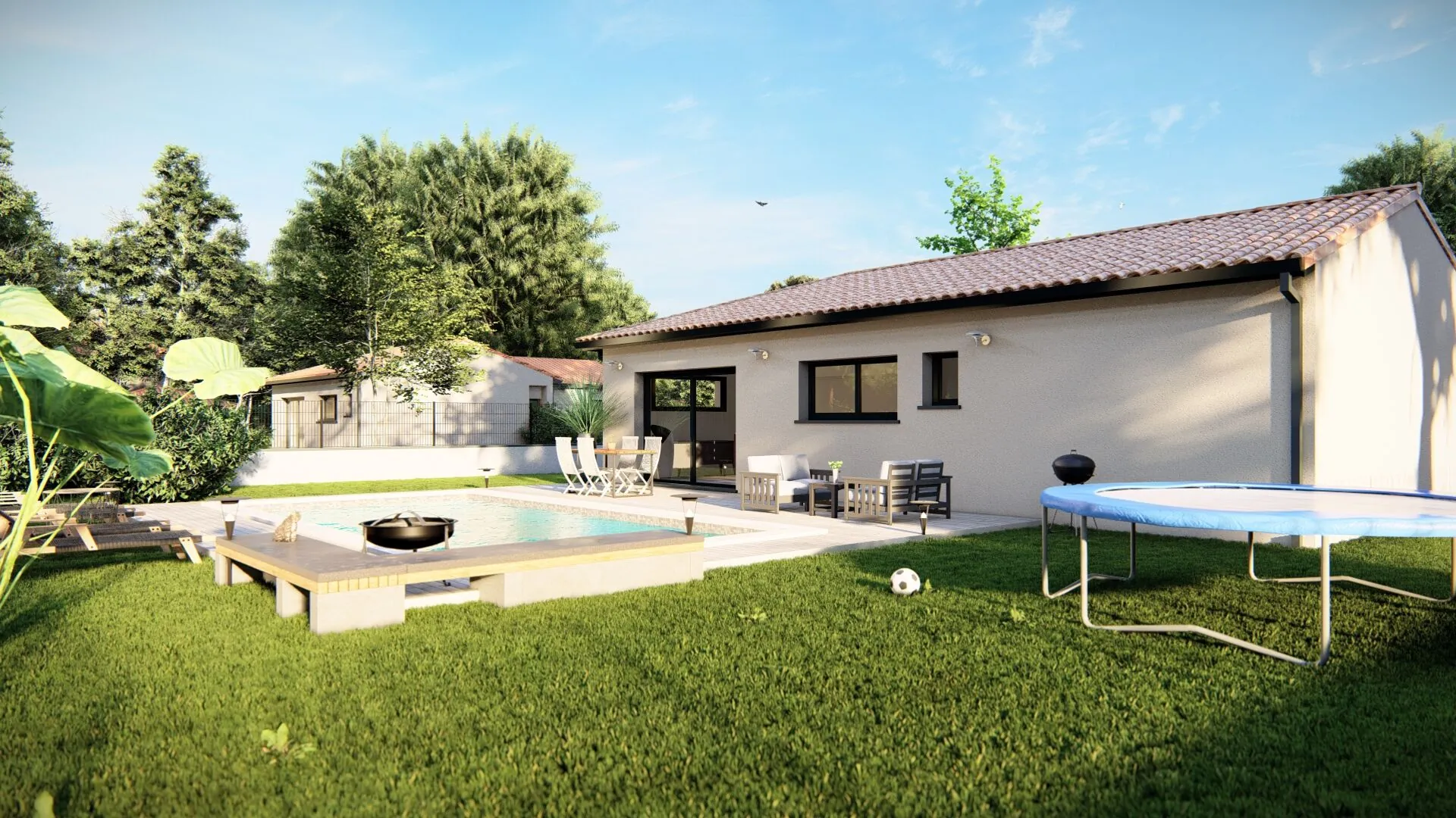 Maison neuve T4 à Caraman de 90,30 m² avec garage, personnalisable 