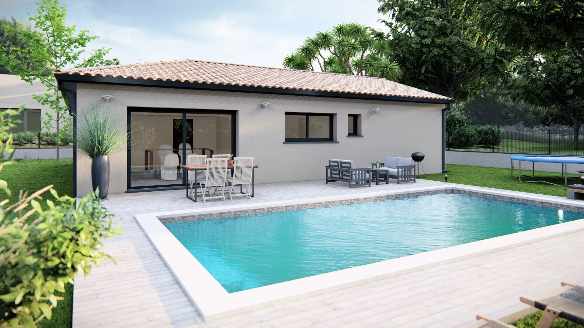 Maison neuve T4 à Caraman de 90,30 m² avec garage, personnalisable 