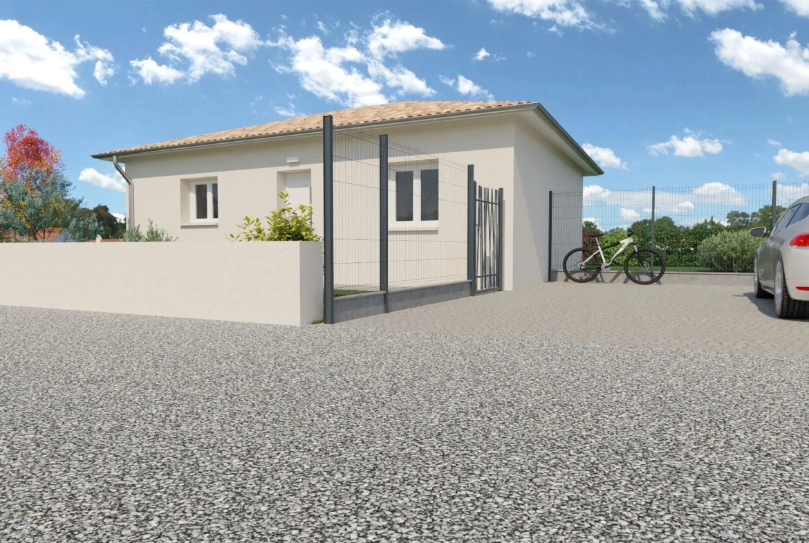 Belle maison neuve avec 3 chambres à Cuisery près de Tournus 