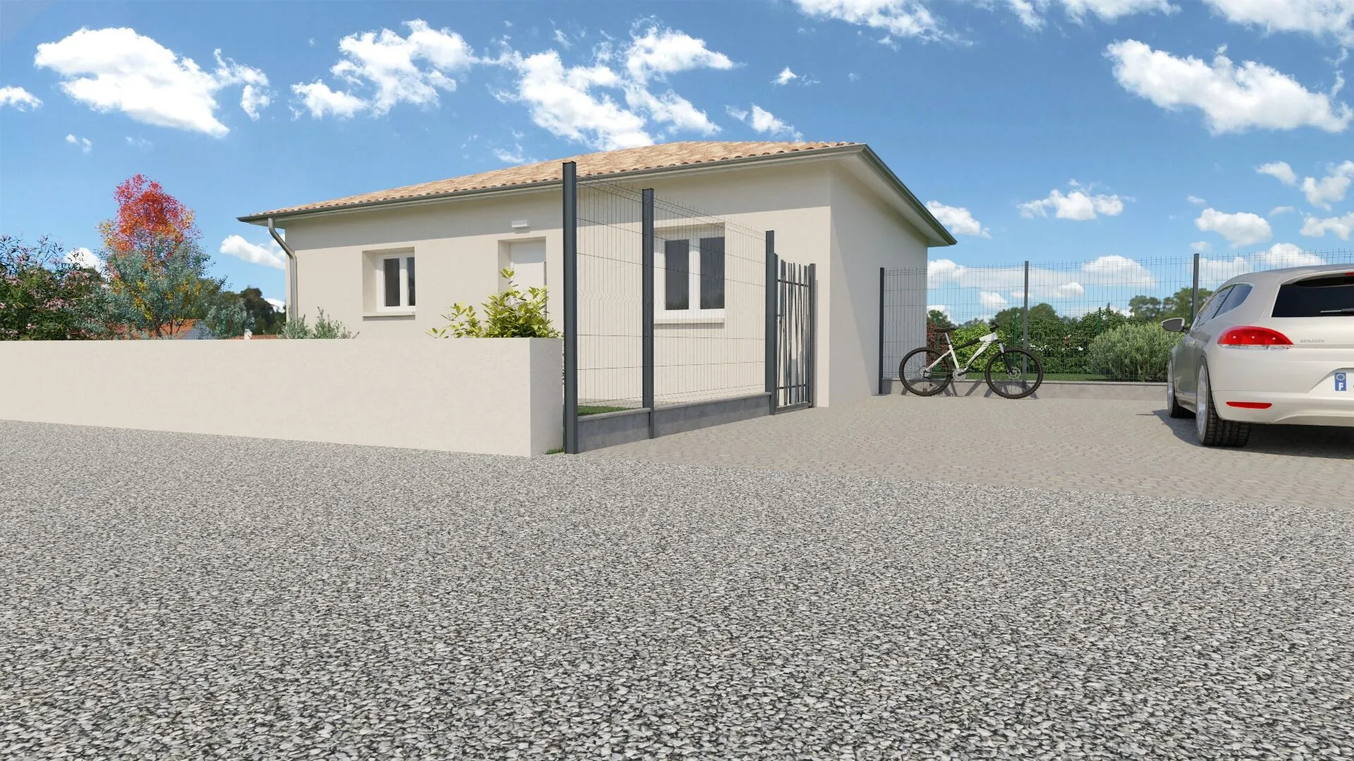 Belle maison neuve avec 3 chambres à Cuisery près de Tournus 