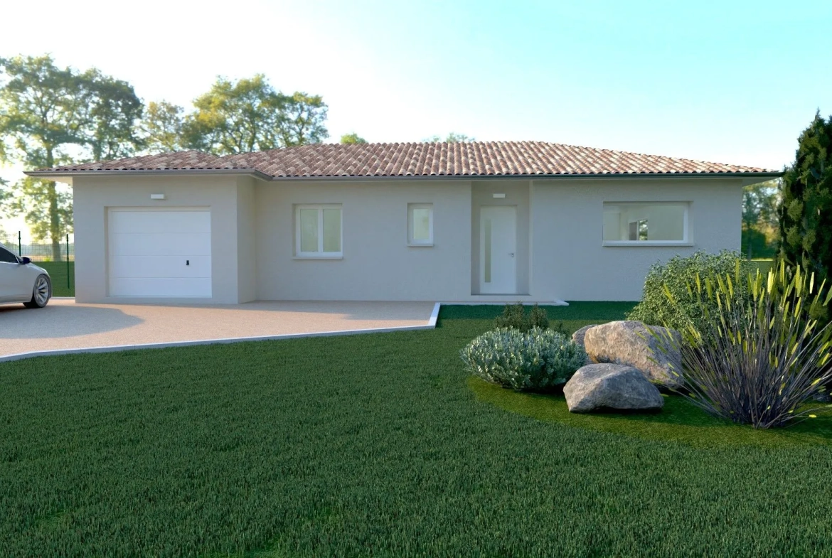 Belle maison neuve avec 3 chambres à Cuisery près de Tournus 