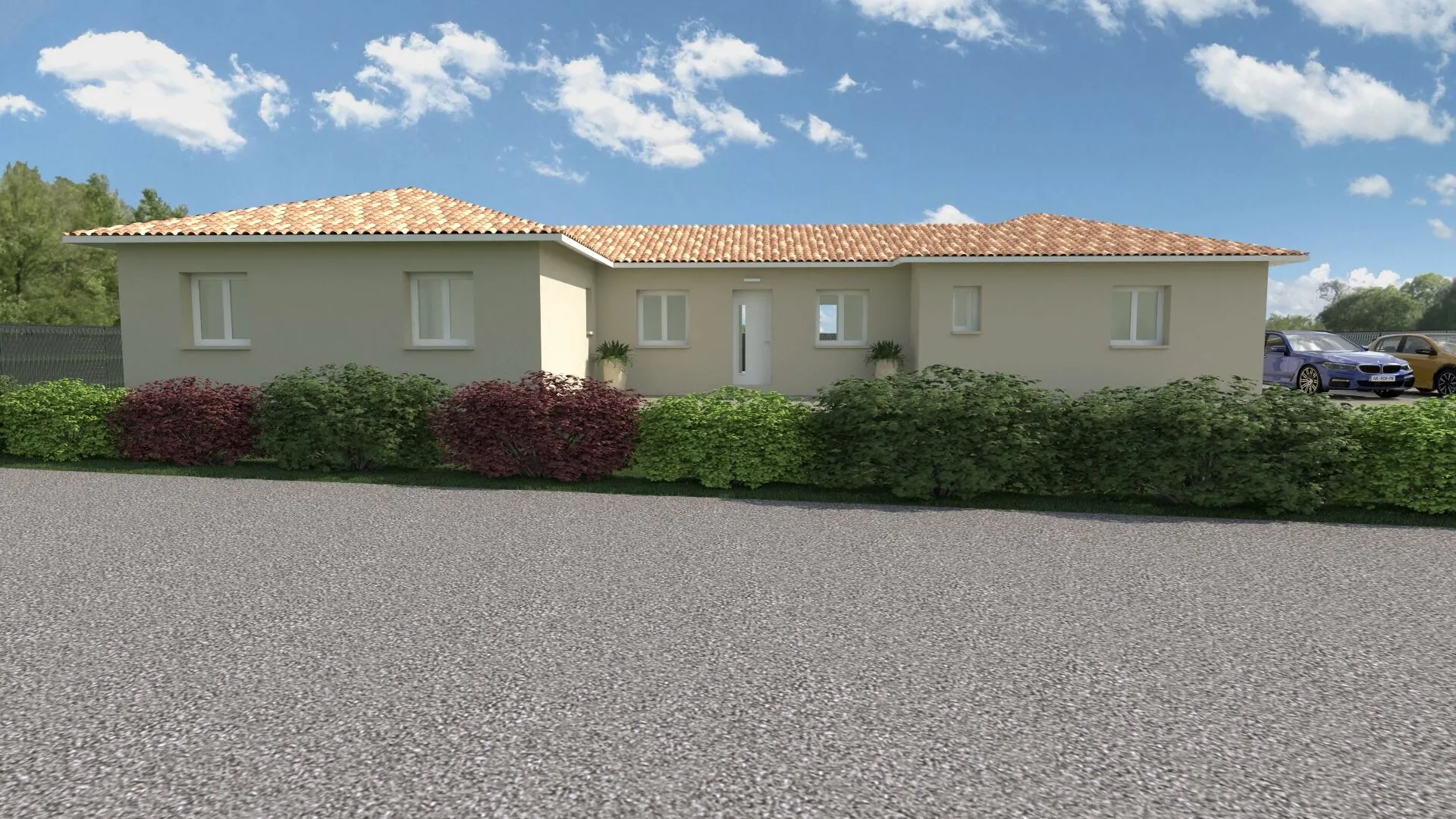 Belle maison neuve avec 3 chambres à Cuisery près de Tournus 
