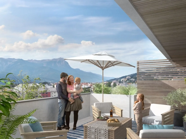 Appartement neuf à Embrun avec jardin, balcon ou terrasse, livraison 2026
