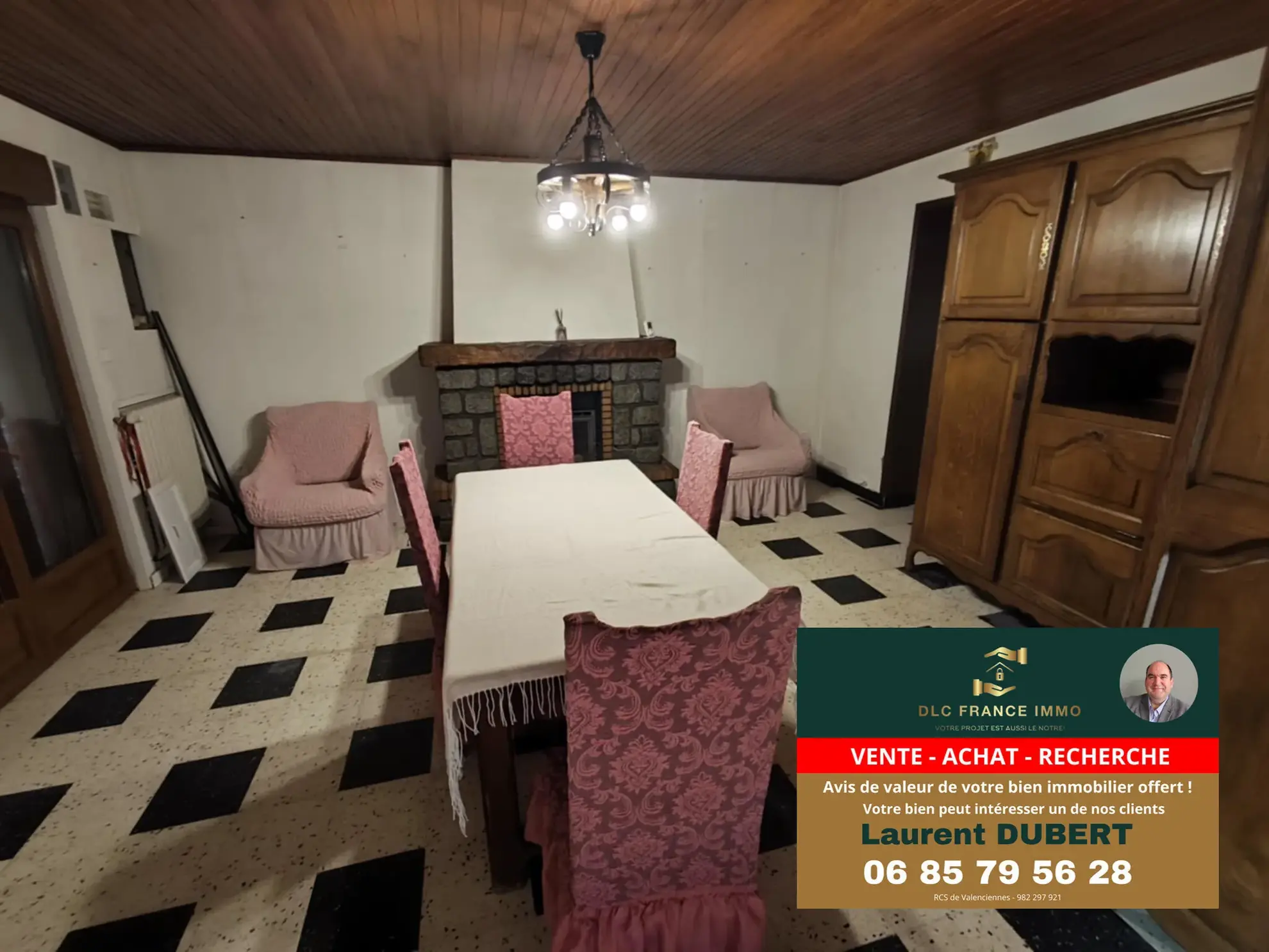 Maison individuelle à Wallers proche Lille et Valenciennes à moderniser 