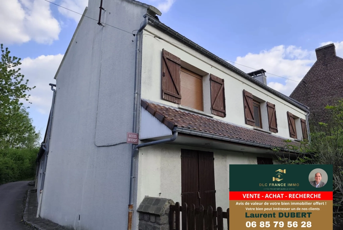 Maison individuelle à Wallers proche Lille et Valenciennes à moderniser 