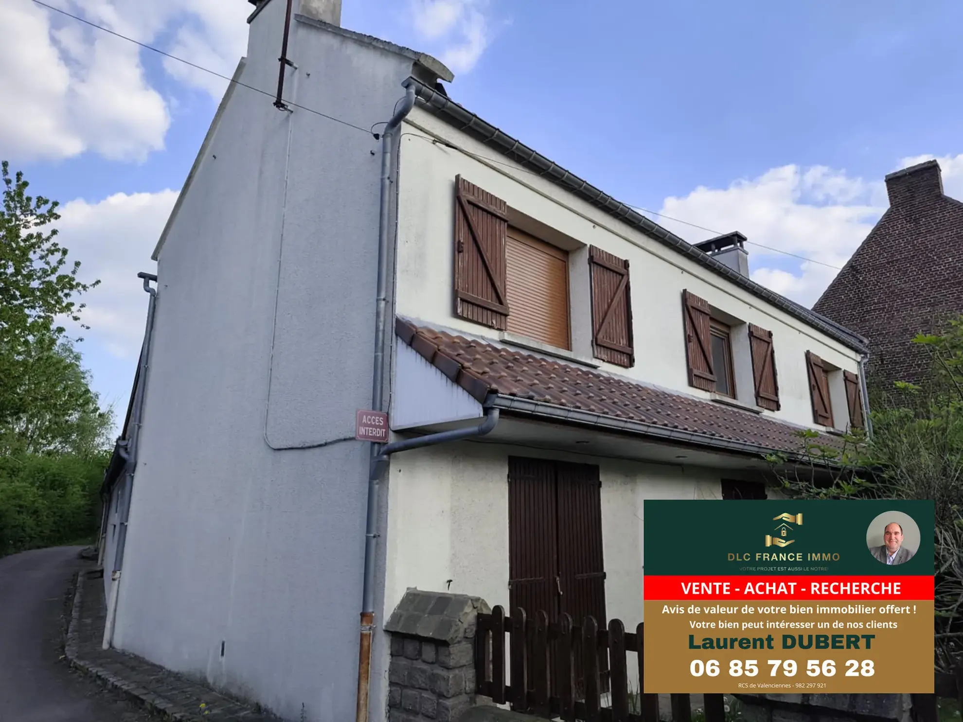 Maison individuelle à Wallers proche Lille et Valenciennes à moderniser 