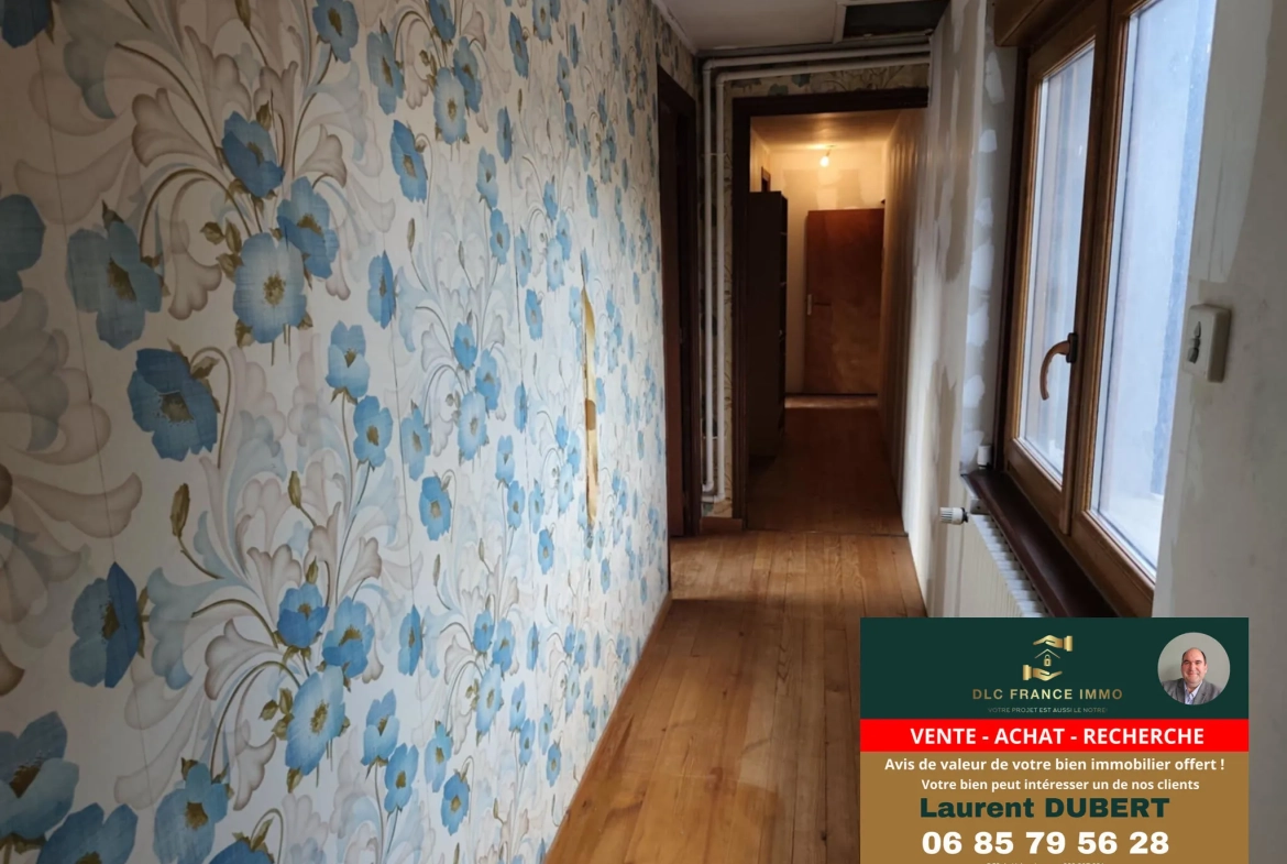 Maison individuelle à Wallers proche Lille et Valenciennes à moderniser 