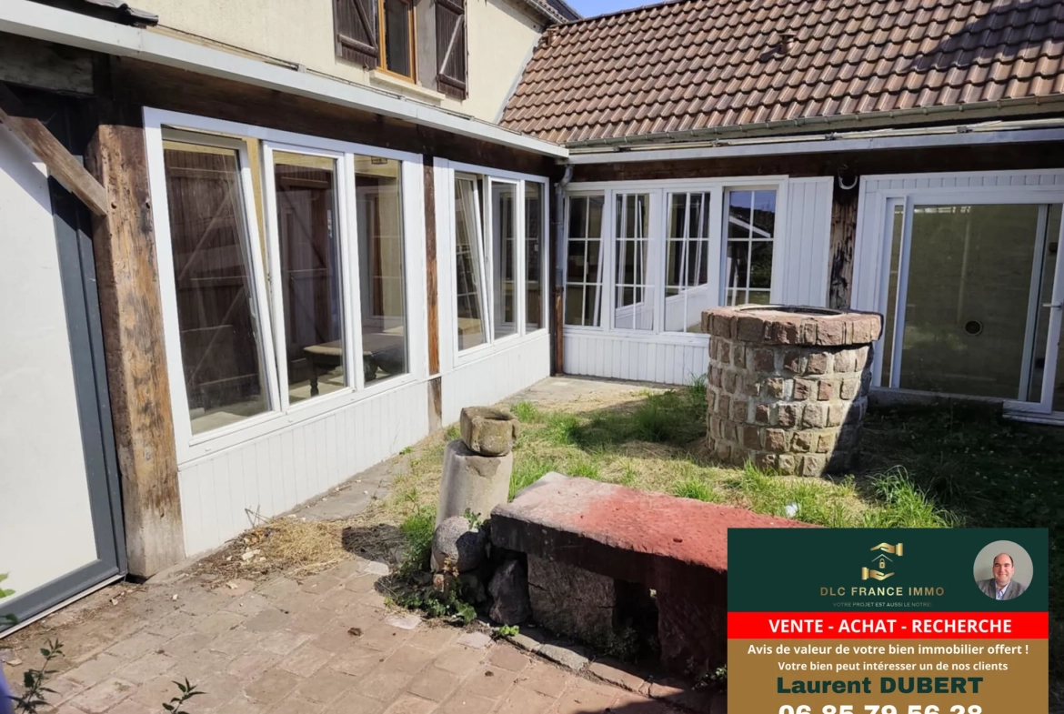 Maison individuelle à Wallers proche Lille et Valenciennes à moderniser 
