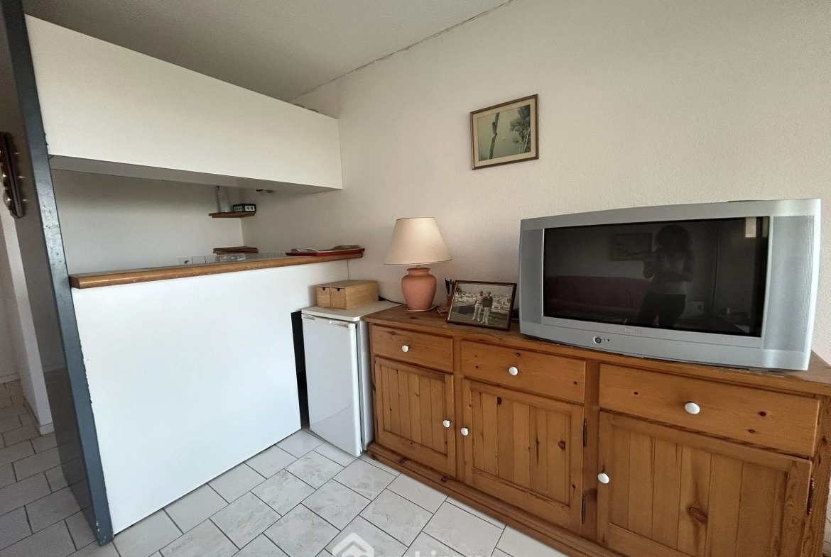 Appartement 2 pièces avec terrasse et vue mer à Canet-Plage Sud 