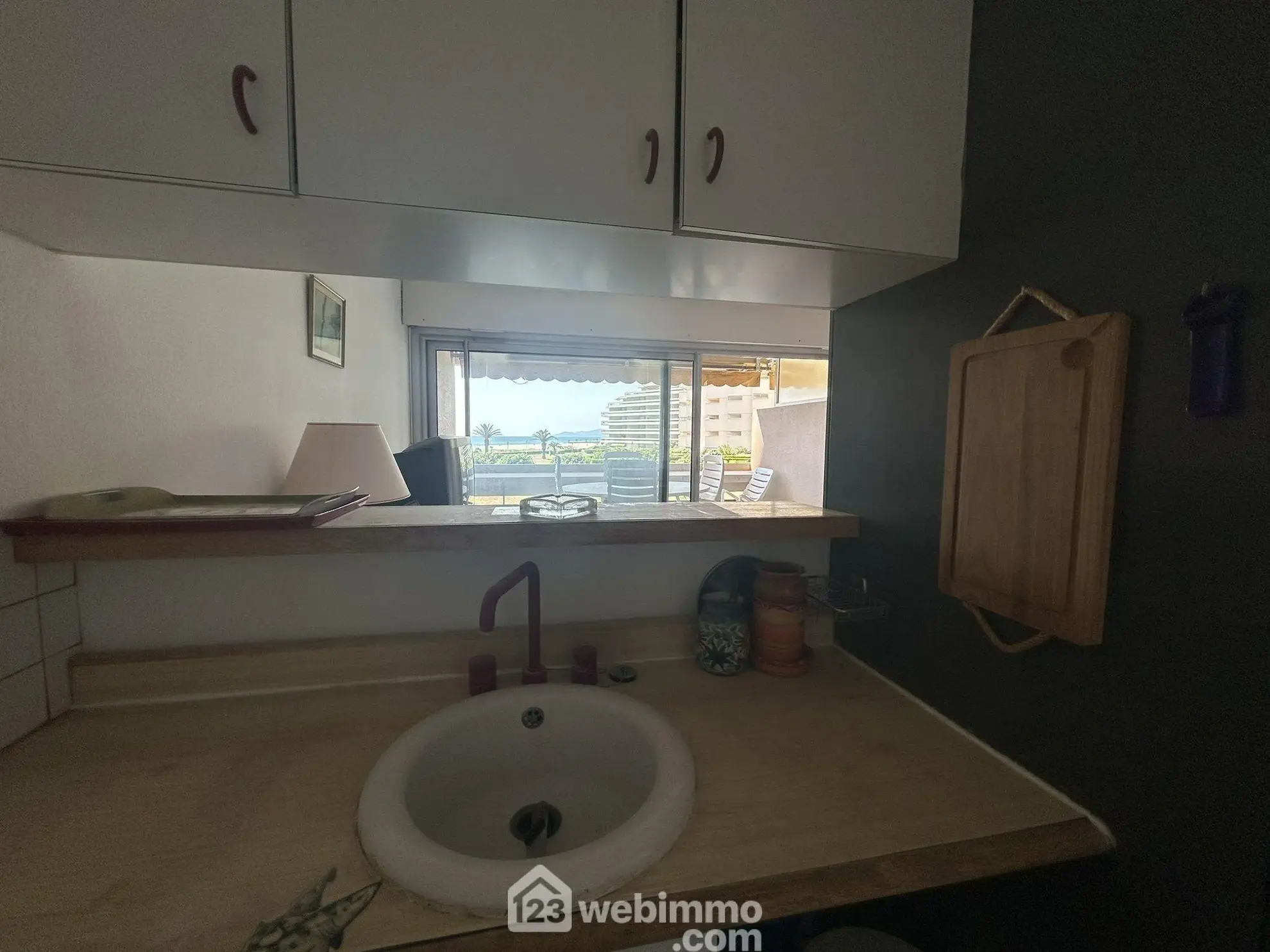 Appartement 2 pièces avec terrasse et vue mer à Canet-Plage Sud 