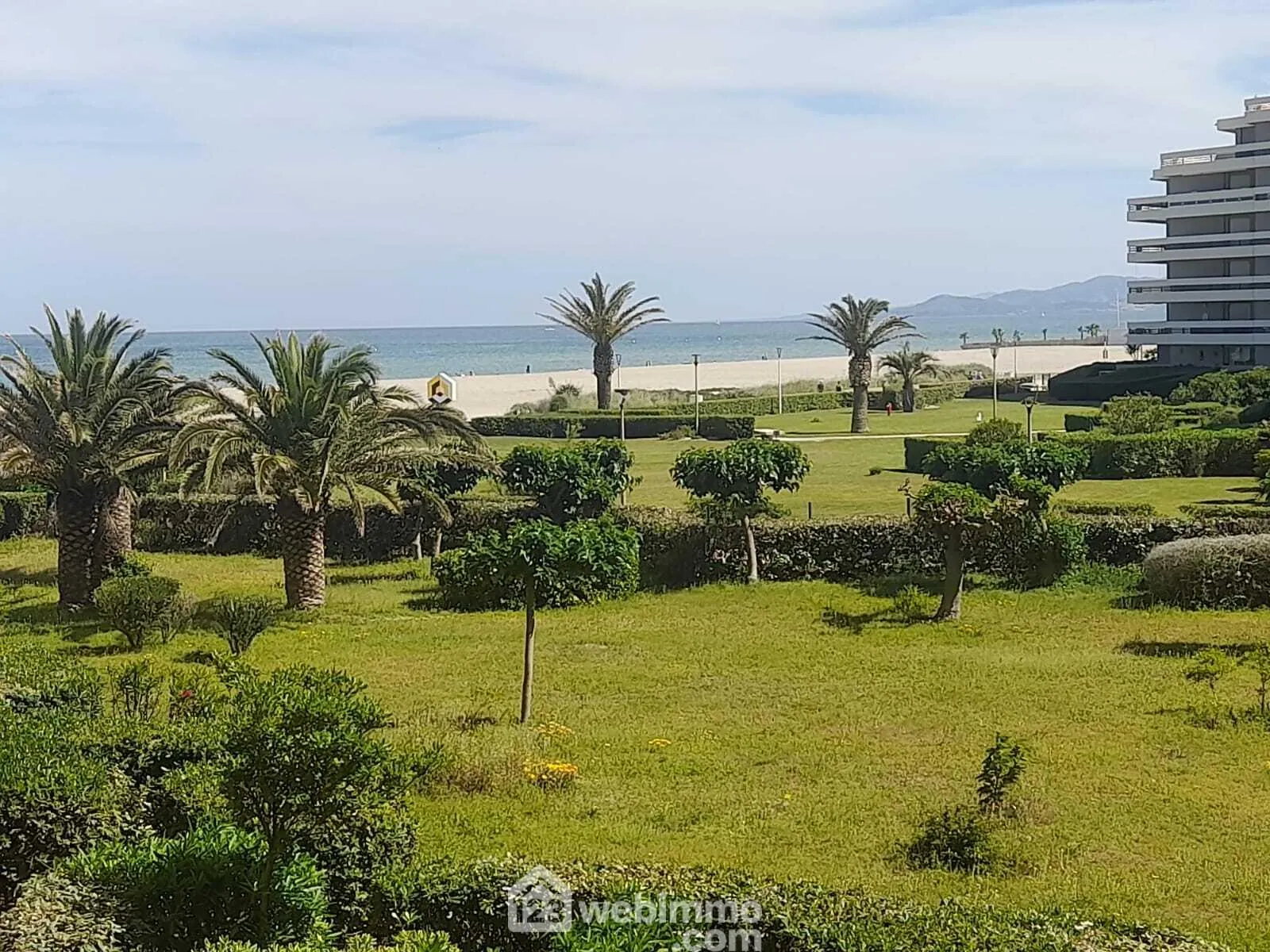 Appartement 2 pièces avec terrasse et vue mer à Canet-Plage Sud 