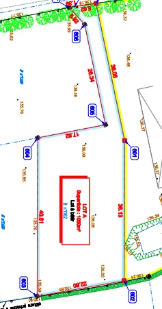 Terrain constructible de 1050 m² à Montaure, calme et exposé sud, non viabilisé 