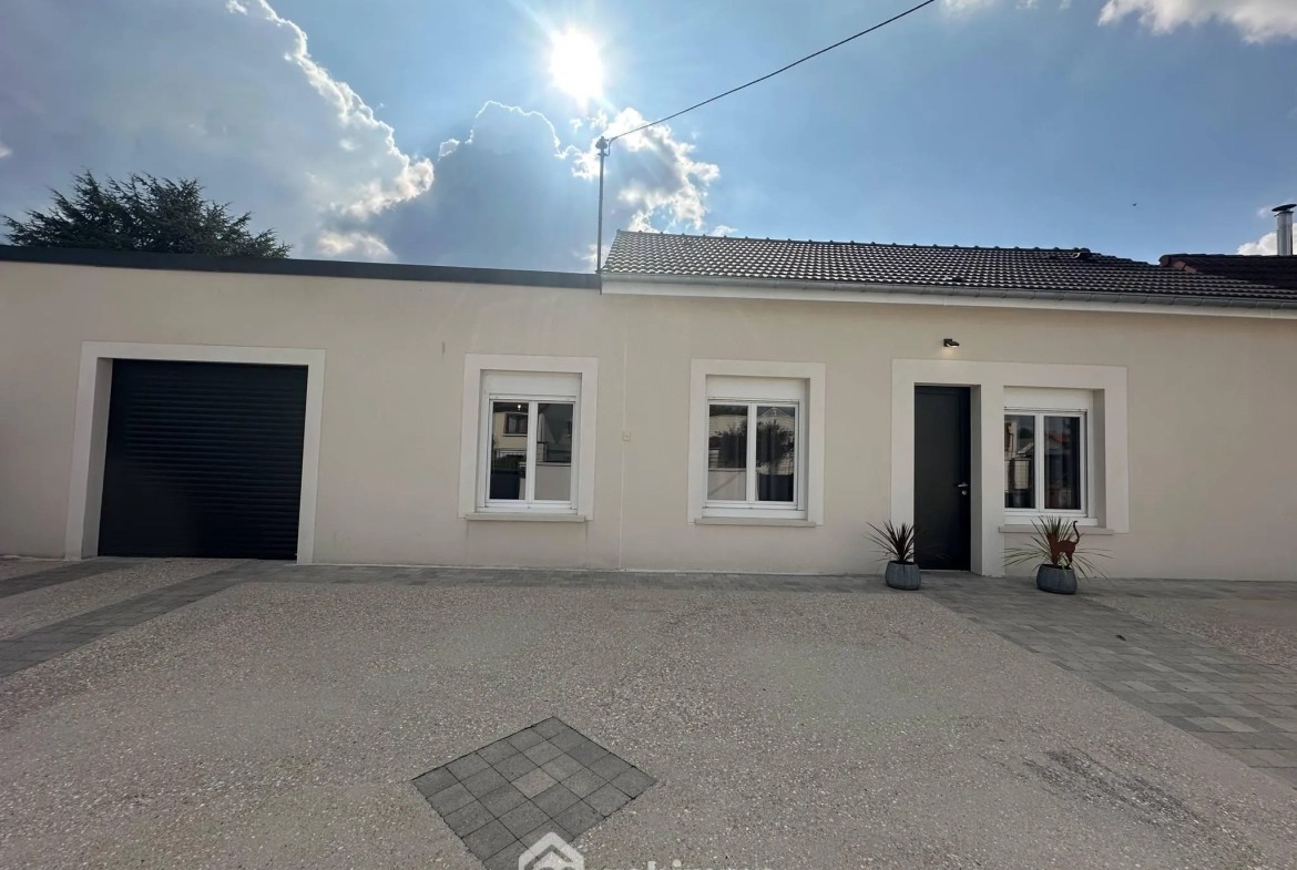 Vente d'un pavillon de 68 m² à Laon avec garage et terrain clos 