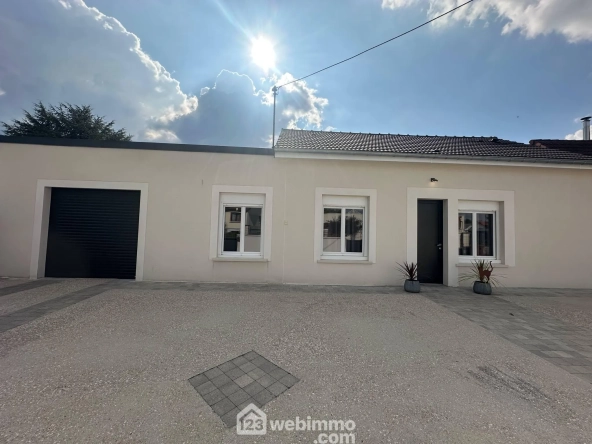 Vente d'un pavillon de 68 m² à Laon avec garage et terrain clos