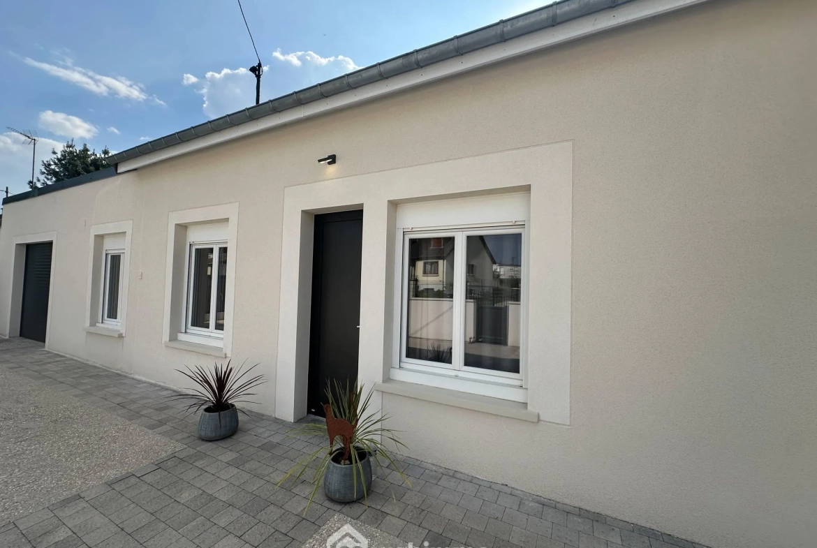 Vente d'un pavillon de 68 m² à Laon avec garage et terrain clos 