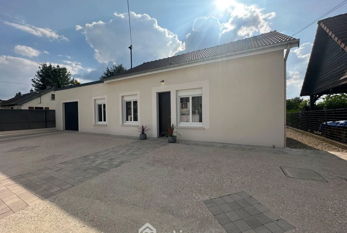 Vente d'un pavillon de 68 m² à Laon avec garage et terrain clos 