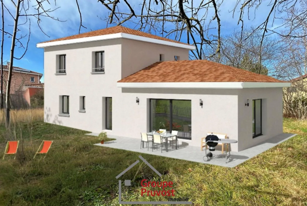 Terrains constructibles à Vaugneray avec permis de construire 