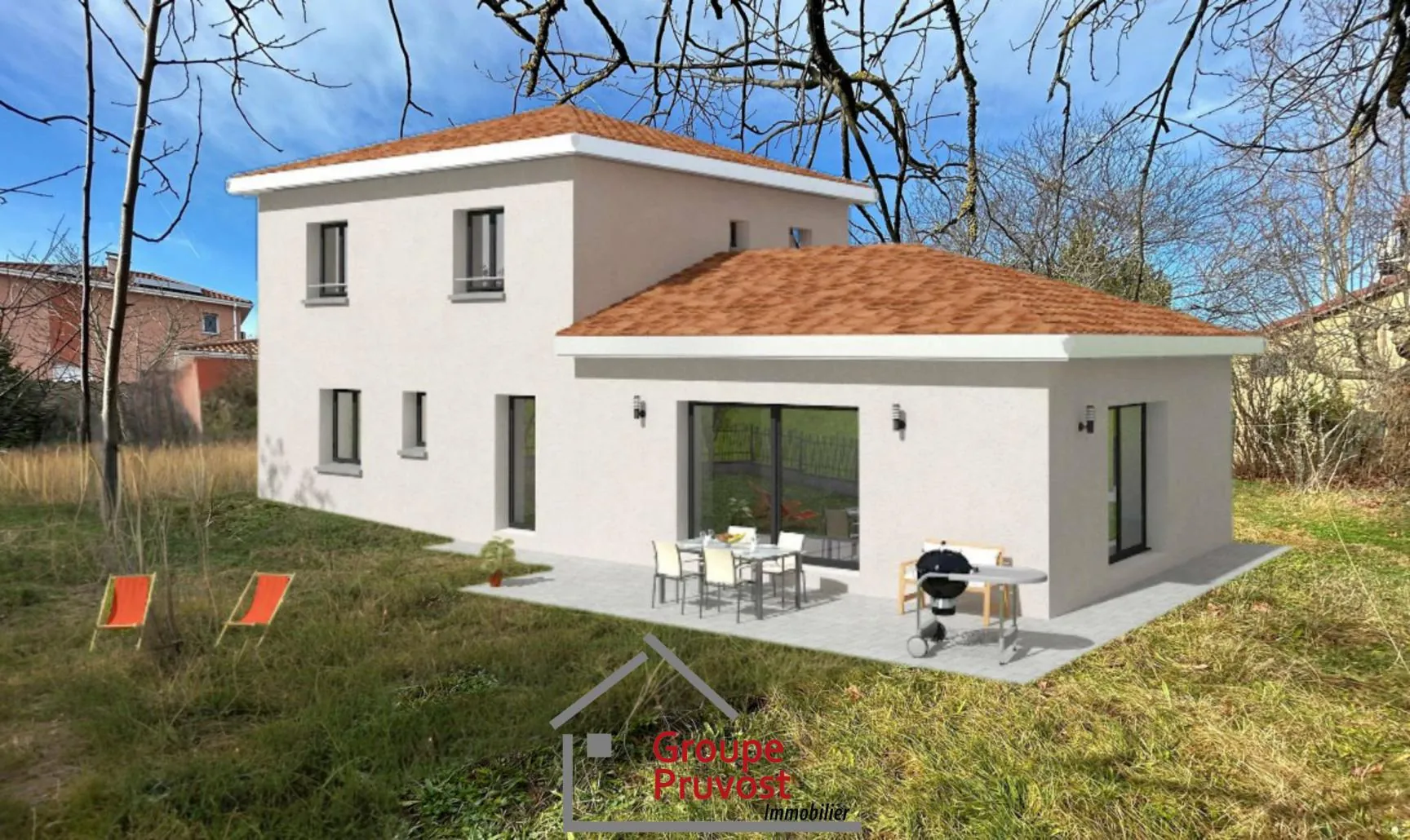 Terrains constructibles à Vaugneray avec permis de construire 