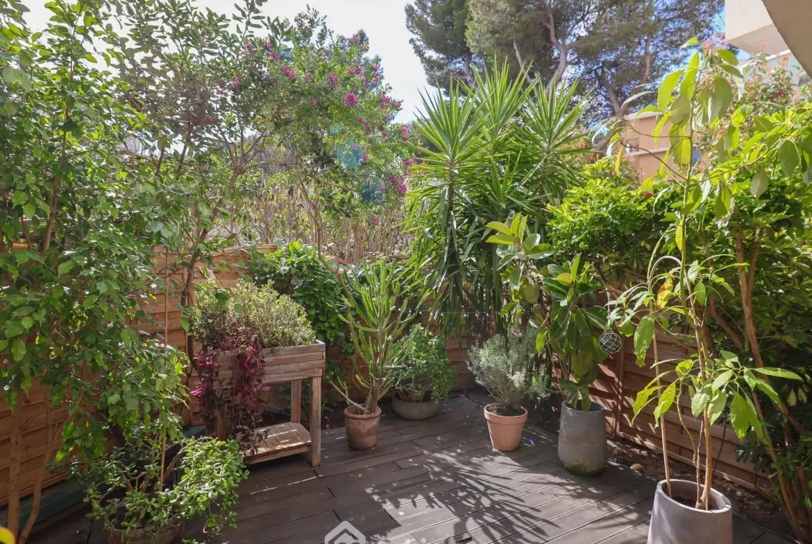 Appartement Type 3 de 64m² avec terrasse à Marseille, proximité Calanques 