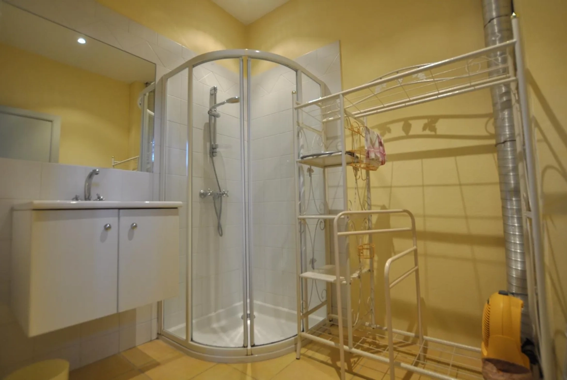Maison girondine rénovée avec dépendance et cour à Rions 
