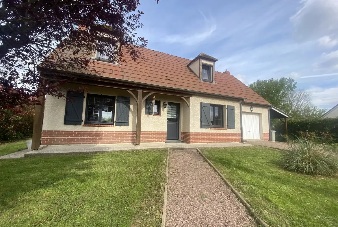 Maison individuelle à Amy avec jardin, garage et 3 chambres - 90 m² 