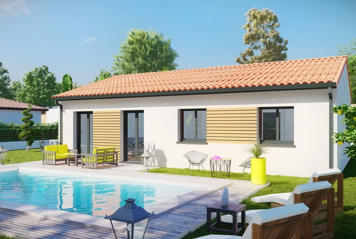 Maison neuve T4 à Saint-Jean sur terrain de 605 m² - Construction personnalisée 
