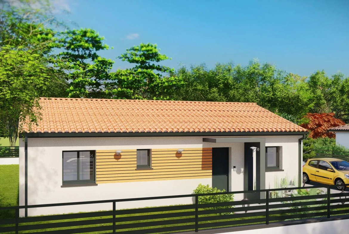 Maison neuve T4 à Saint-Jean sur terrain de 605 m² - Construction personnalisée 