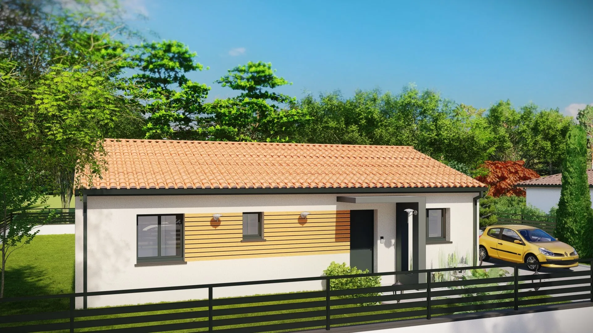Maison neuve T4 à Saint-Jean sur terrain de 605 m² - Construction personnalisée 