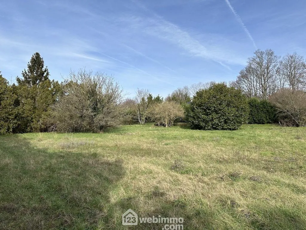 Terrain constructible de 2000 m² à Mazé-Milon proche Angers-Saumur 