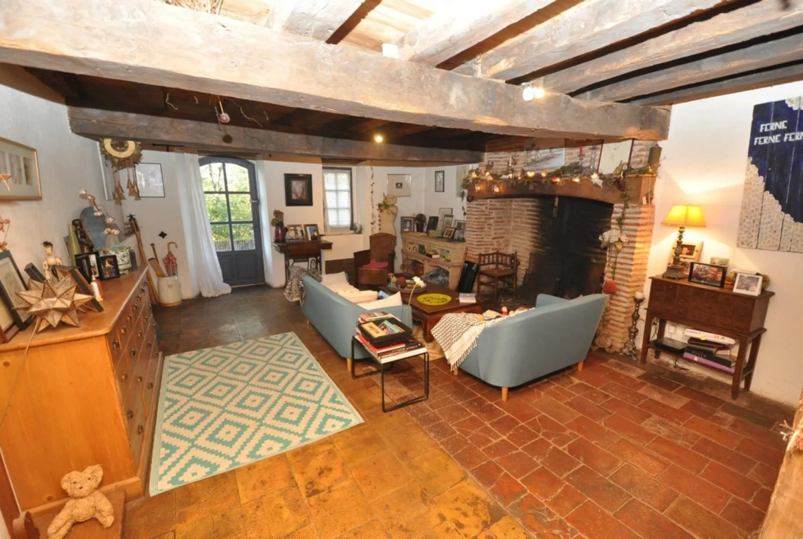 Magnifique maison de village du XVIe siècle à Gaillac avec terrasse et potentiel hôtel ou famille 