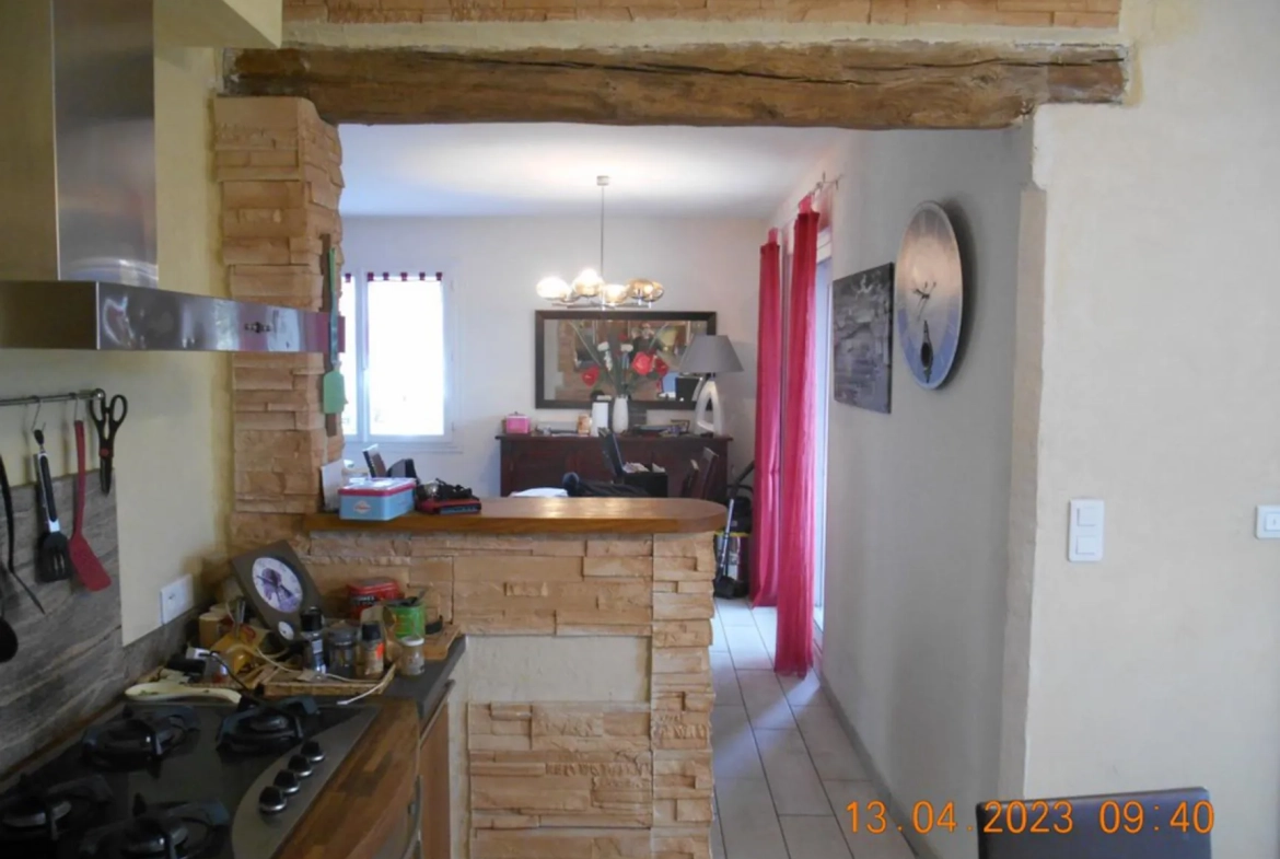 Maison de village avec terrain arboré à Gaillac – proche commodités 