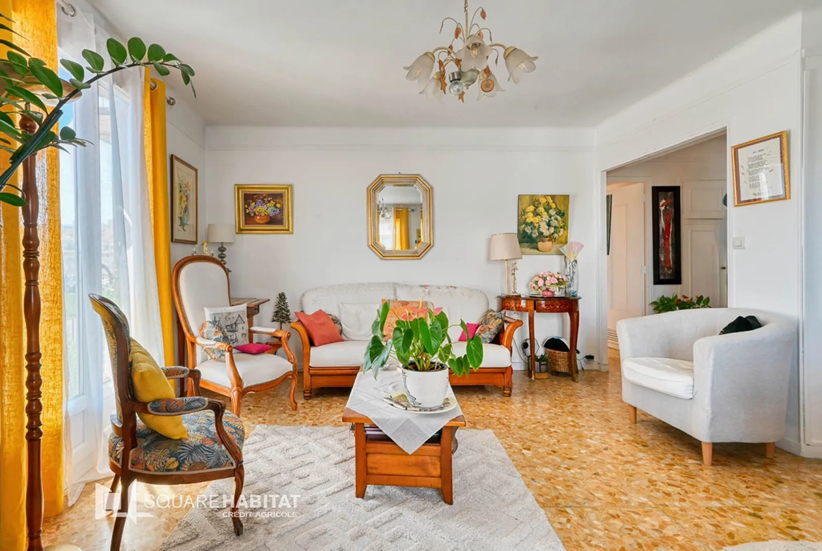 Appartement T3 en viager à Marseille dans le 4ème arrondissement avec vue exceptionnelle 
