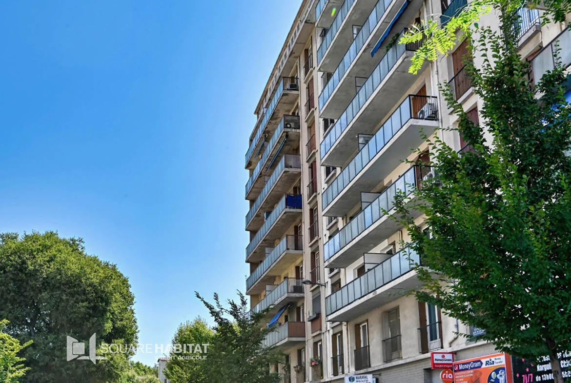 Appartement T3 en viager à Marseille dans le 4ème arrondissement avec vue exceptionnelle 