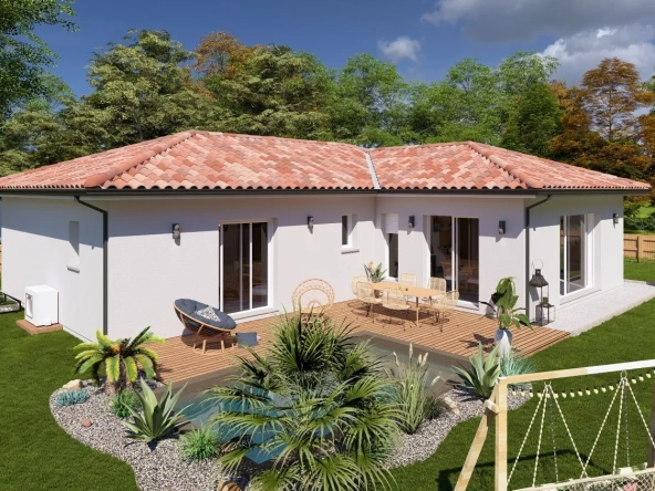 Maison neuve 3 chambres avec garage à Candresse - Projet clé en main
