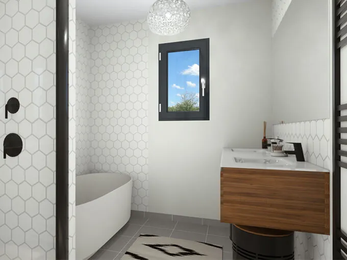 Maison neuve à Aureilhan : 3 chambres, garage et terrain de 467 m² 