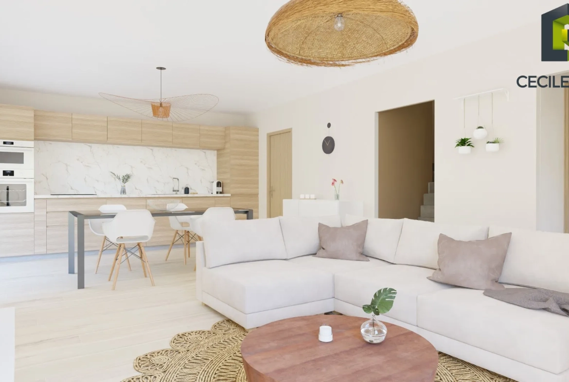 Maison neuve à Commelle Veyray de 93 m² avec 3 chambres - Projet clé en main 